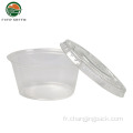 Tasse jetable jetable petite sauce de soja en plastique